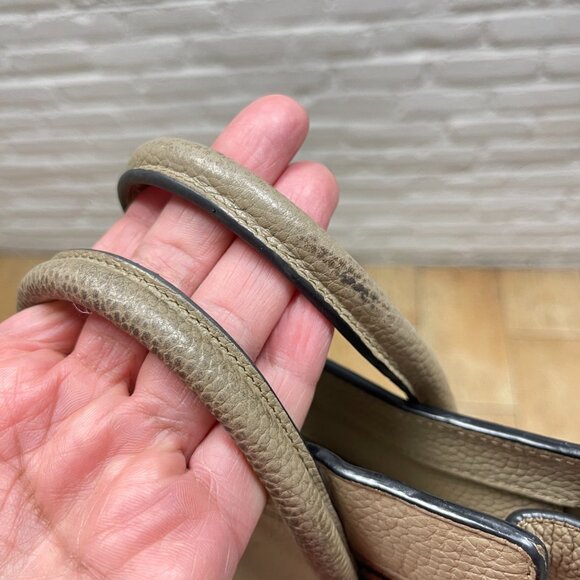 Celine Nano Luggage Tote handbag in Gray leather Broken Strap AS IS - Picture 8 of 16